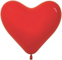 Сердце (16''/41 см) Красный (015) пастель 100 шт
