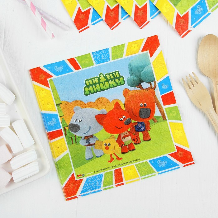 Салфетки Ми-Ми-Мишки 1х12 шт