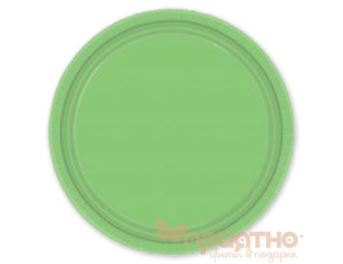 Тарелка однотон Festive Green (зеленый) 17 см 1х8 шт/A