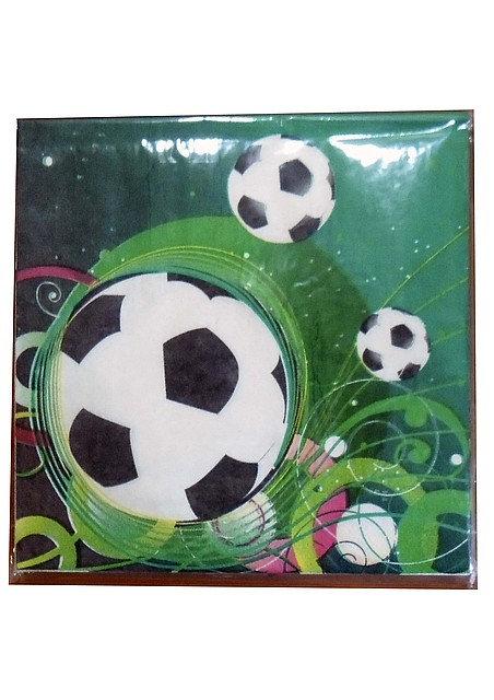 Салфетки Футбол 33см X 33см 1х20 шт