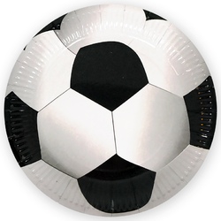 Тарелки Футбол 9 дюймов 1х6 шт