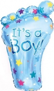 Фигура (29''/74 см) Ступня малыша Голубой 1 шт